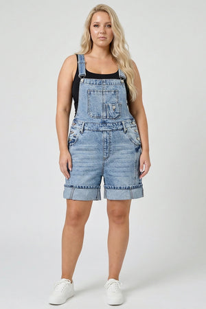 P83058ML, PLUS BERMUDA OVERALLS