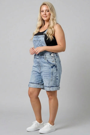 P83058ML, PLUS BERMUDA OVERALLS