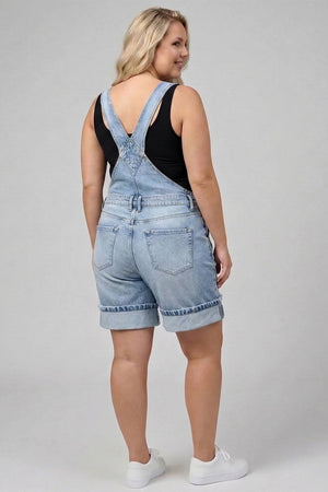 P83058ML, PLUS BERMUDA OVERALLS
