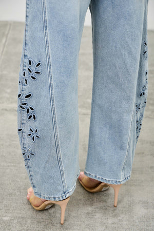 P83098L, PLUS HIGH RISE LOW CURVE BARREL WITH EMBROIDERY