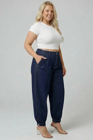 P83108D , PLUS HIGH RISE JOGGER JEAN