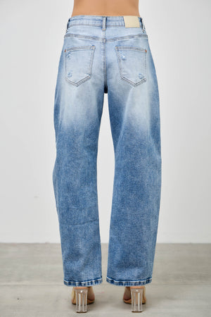 P83118ML , PLUS HIGH RISE BARREL WITH CROCHET