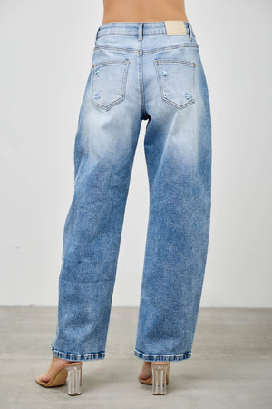 P83118ML , PLUS HIGH RISE BARREL WITH CROCHET