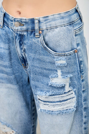 P83118ML , PLUS HIGH RISE BARREL WITH CROCHET