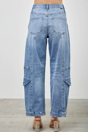 P8318M,  HIGH RISE CARGO BAGGY