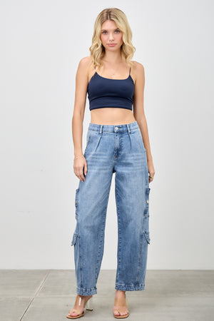 P8318M,  HIGH RISE CARGO BAGGY