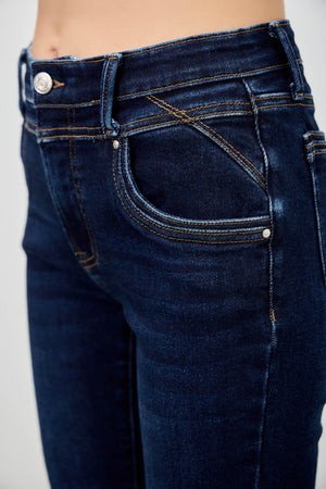 P83228, PLUS MID RISE FRONT YORK KICK FLARE