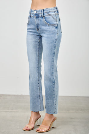 P83228, PLUS MID RISE FRONT YORK KICK FLARE