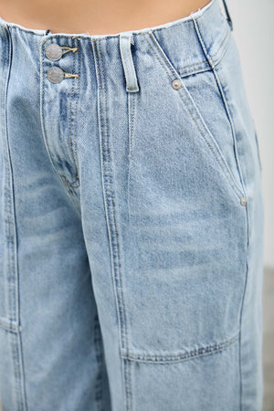 P83248ML,  PLUS HIGH RISE BAGGY JOGGER