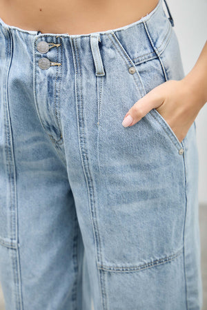 P83248ML,  PLUS HIGH RISE BAGGY JOGGER