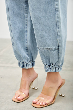 P83248ML,  PLUS HIGH RISE BAGGY JOGGER