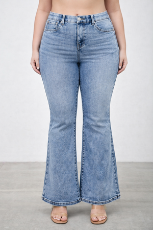 P83418M,  PLUS MID RISE BOOT CUT