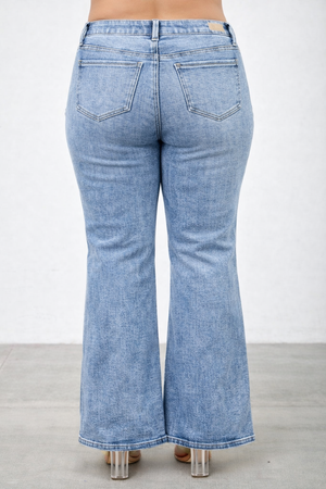 P83418M,  PLUS MID RISE BOOT CUT