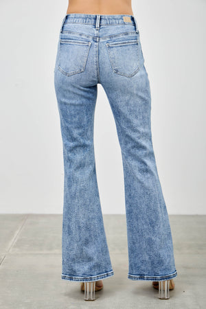 P83418M,  PLUS MID RISE BOOT CUT