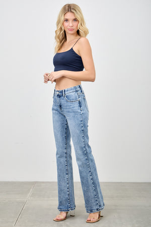 P83418M,  PLUS MID RISE BOOT CUT