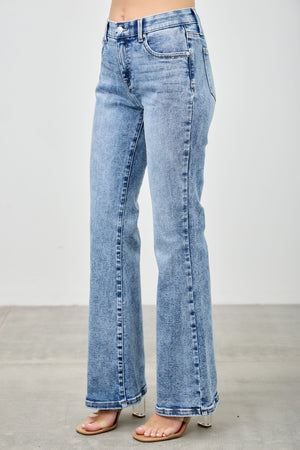 P83418M,  PLUS MID RISE BOOT CUT