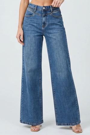 P8349D, HIGH RISE WIDE LEG WITH FRONT YOKE