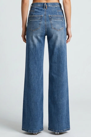 P8349D, HIGH RISE WIDE LEG WITH FRONT YOKE