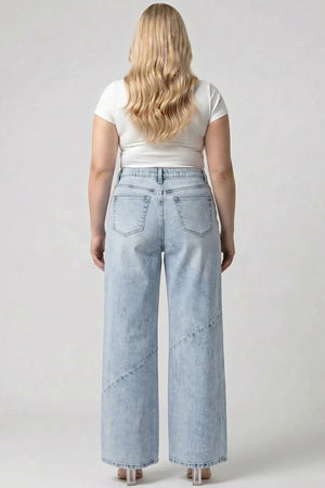 P83738L, PLUS MID RISE WIDE LEG