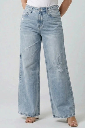 P83738L, PLUS MID RISE WIDE LEG