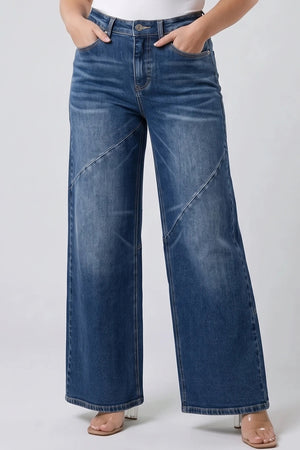 P83738MD, PLUS MID RISE WIDE LEG