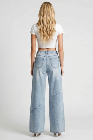 P8373L, MID RISE WIDE LEG