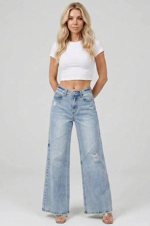 P8373L, MID RISE WIDE LEG
