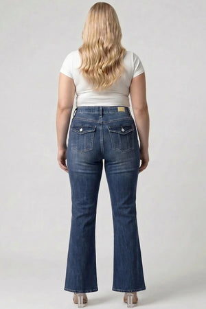 P83878D, PLUS MID RISE BOOT CUT