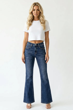 P8387D, MID RISE BOOT CUT