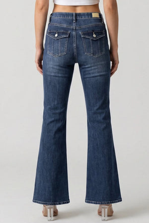P8387D, MID RISE BOOT CUT