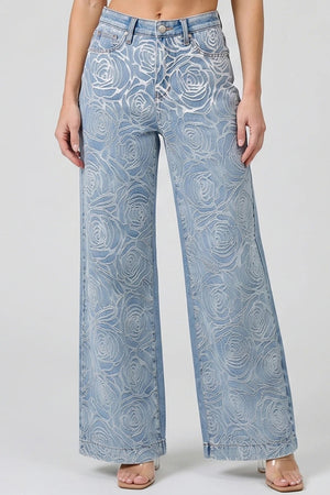 P8429M, HIGH RISE BURNOUT WIDE LEG