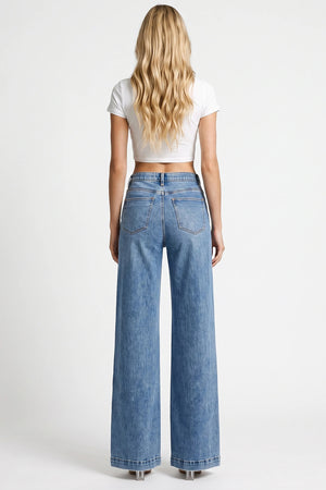 P8429M, HIGH RISE BURNOUT WIDE LEG