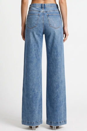 P8429M, HIGH RISE BURNOUT WIDE LEG