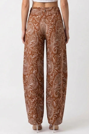 P8452, PAISLEY JACQUARD BARREL