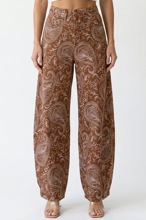 P8452, PAISLEY JACQUARD BARREL