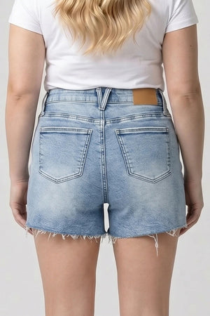 S81498M, PLUS HIGH RISE SLIM SHORT 
