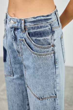 P82458M, PLUS HIGH RISE WESTERN PATCHED POCKET LOW CURVE BARREL